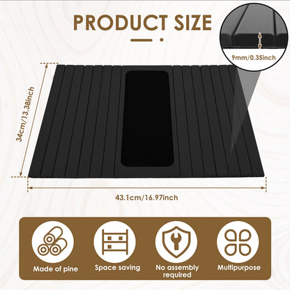 SipEase™ Wooden Couch Cup Holder – Spill-Free Relaxation